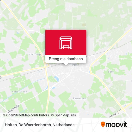 Holten, De Waerdenborch kaart