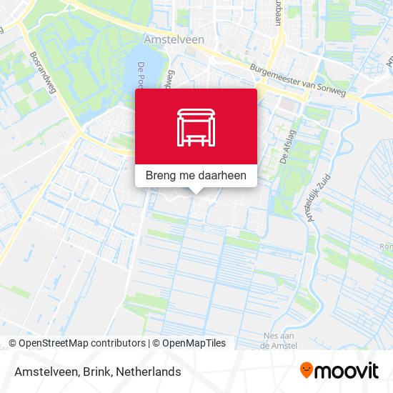 Amstelveen, Brink kaart