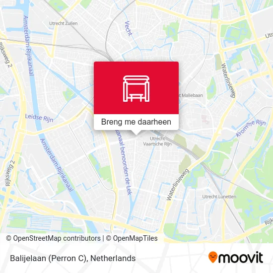 Balijelaan (Perron C) kaart