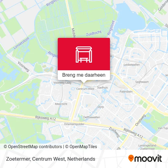 Zoetermer, Centrum West kaart