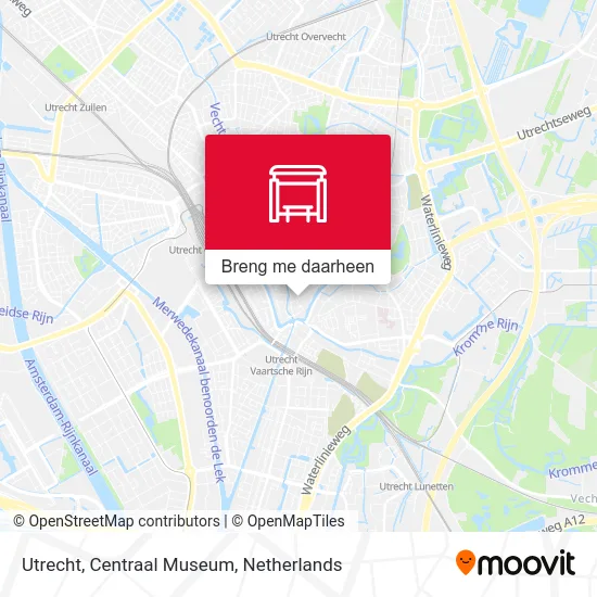 Utrecht, Centraal Museum kaart