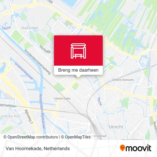 Van Hoornekade kaart