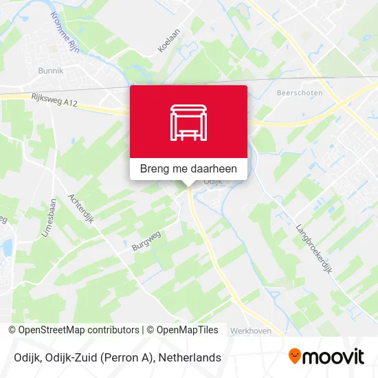 Odijk, Odijk-Zuid (Perron A) kaart