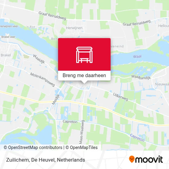 Zuilichem, De Heuvel kaart