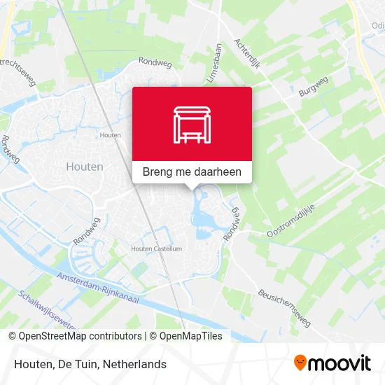 Houten, De Tuin kaart