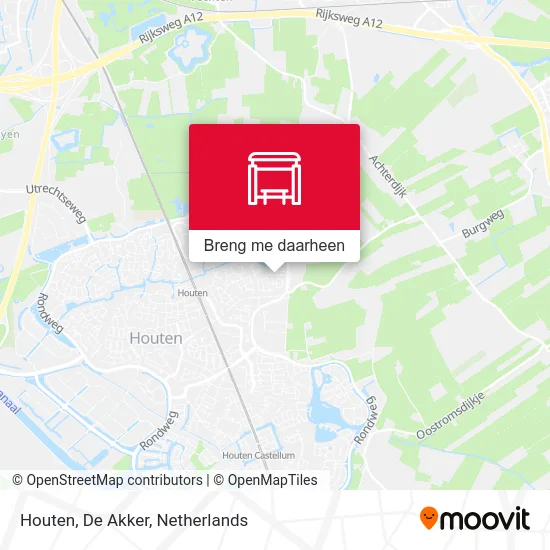 Houten, De Akker kaart