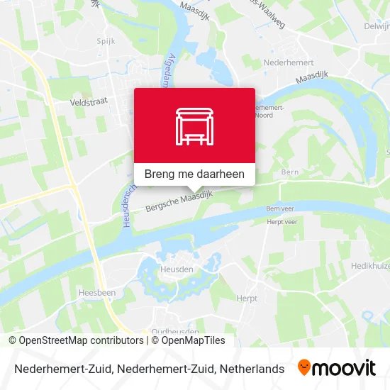 Nederhemert-Zuid, Nederhemert-Zuid kaart
