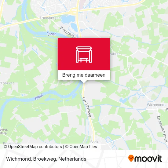 Wichmond, Broekweg kaart