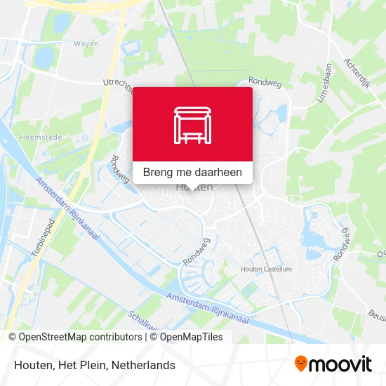 Houten, Het Plein kaart