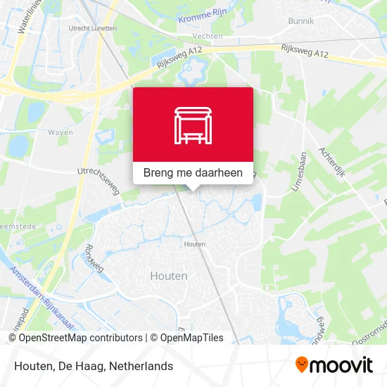 Houten, De Haag kaart