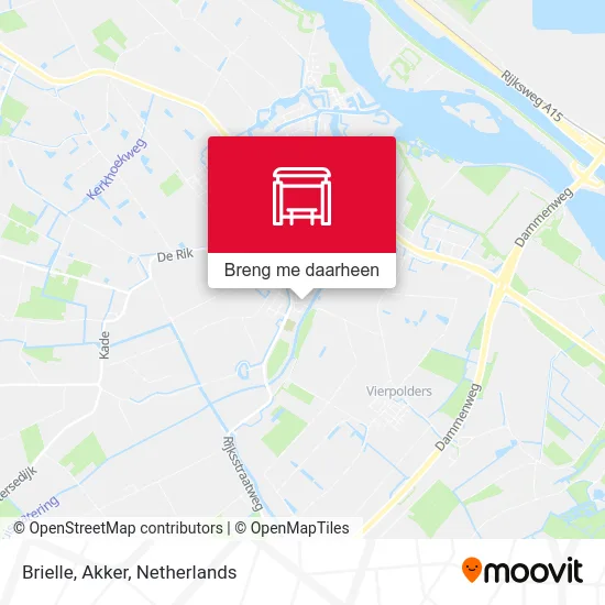 Brielle, Akker kaart