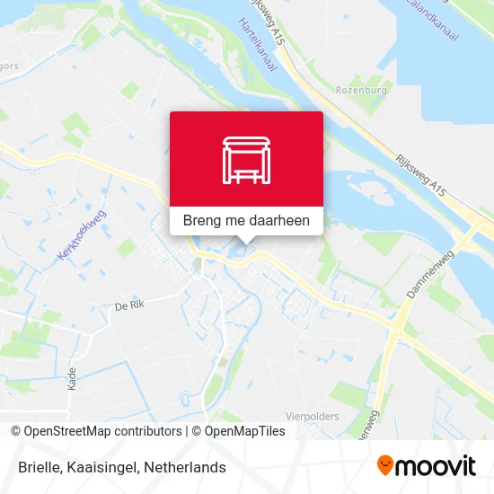 Brielle, Kaaisingel kaart