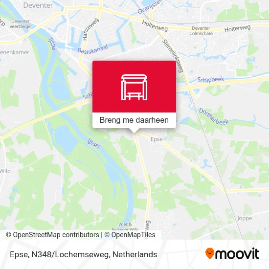 Epse, N348/Lochemseweg kaart
