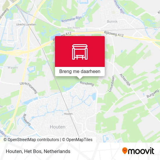 Houten, Het Bos kaart