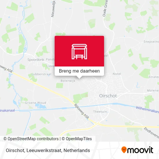 Oirschot, Leeuwerikstraat kaart