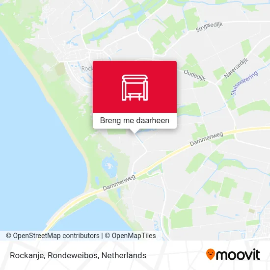 Rockanje, Rondeweibos kaart