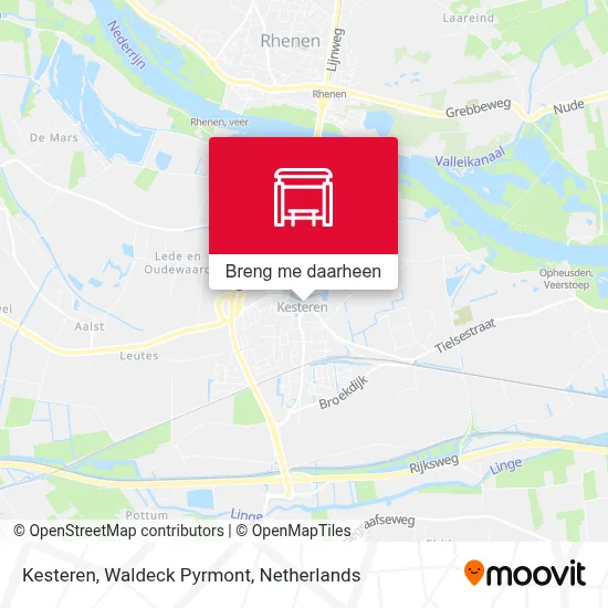 Kesteren, Waldeck Pyrmont kaart