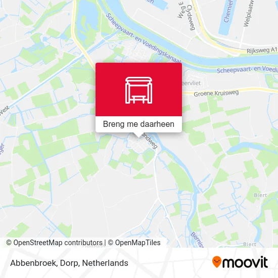 Abbenbroek, Dorp kaart