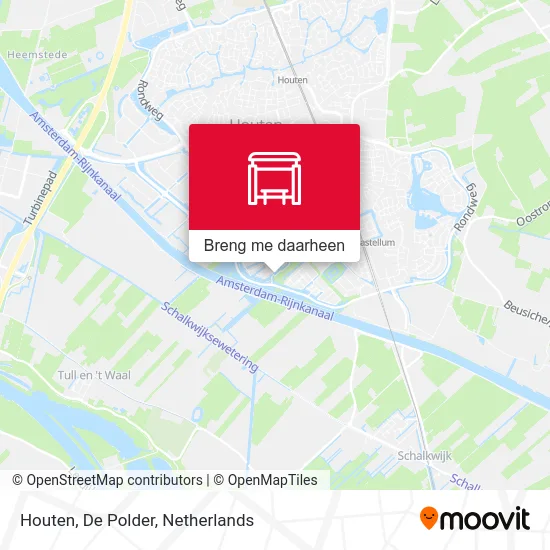 Houten, De Polder kaart