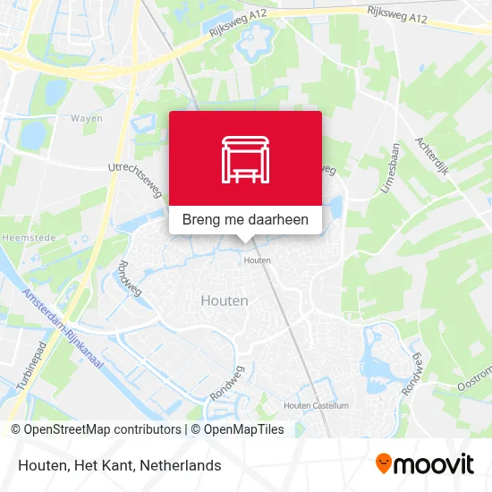 Houten, Het Kant kaart