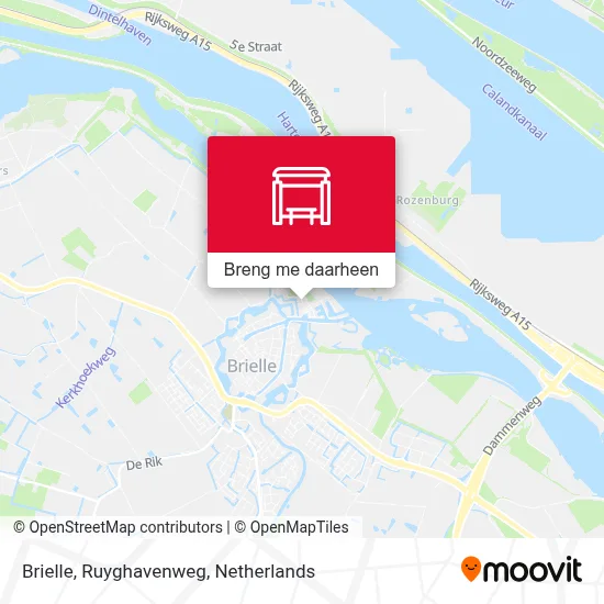 Brielle, Ruyghavenweg kaart