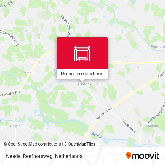 Neede, Reefhorsweg kaart