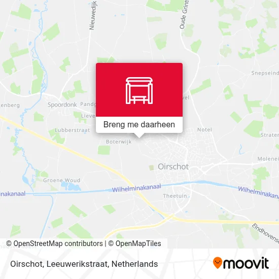 Oirschot, Leeuwerikstraat kaart