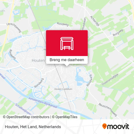 Houten, Het Land kaart
