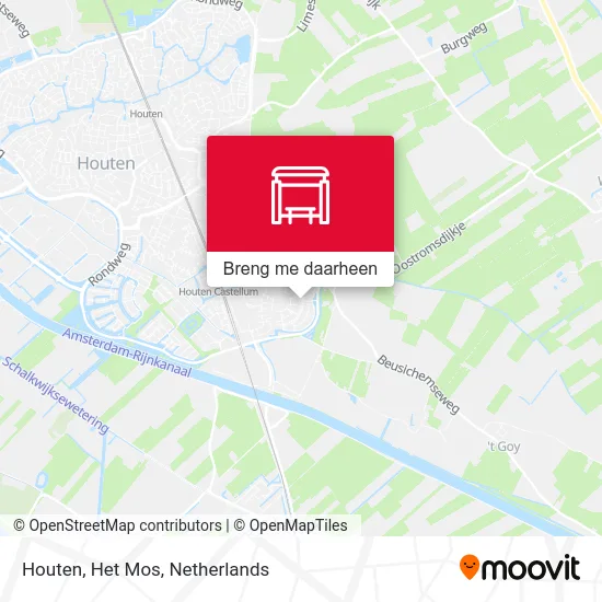 Houten, Het Mos kaart