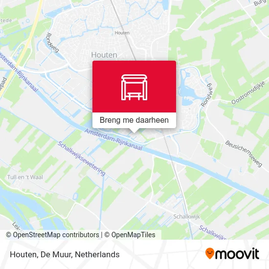 Houten, De Muur kaart