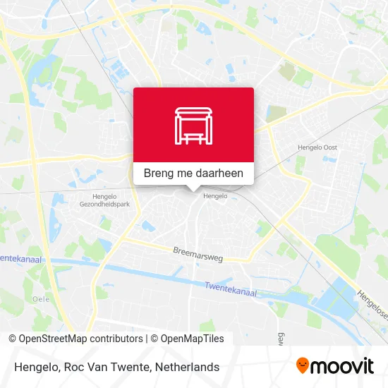 Hengelo, Roc Van Twente kaart