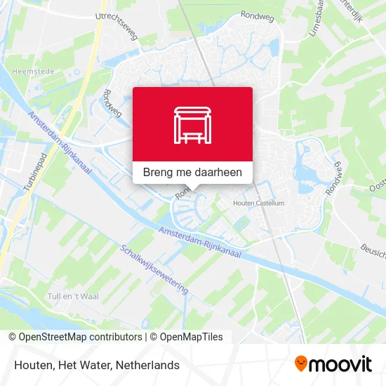 Houten, Het Water kaart