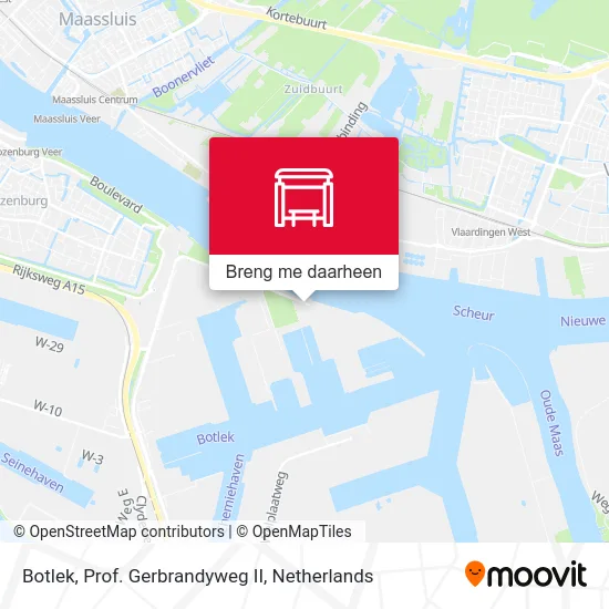 Botlek, Prof. Gerbrandyweg II kaart