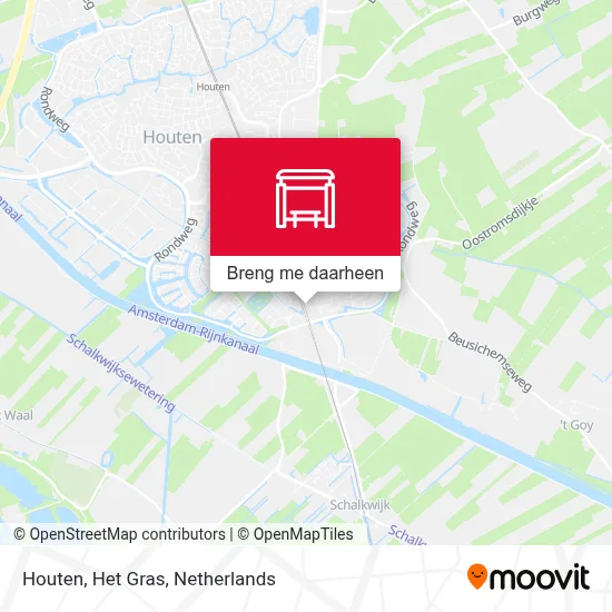 Houten, Het Gras kaart