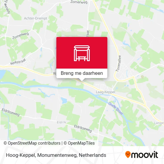 Hoog-Keppel, Monumentenweg kaart