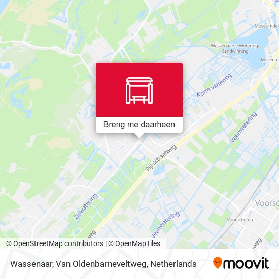 Wassenaar, Van Oldenbarneveltweg kaart