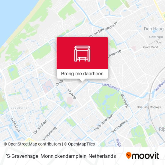 'S-Gravenhage, Monnickendamplein kaart