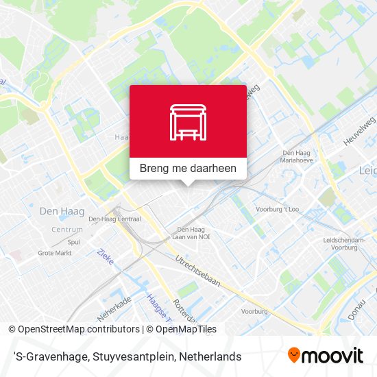 'S-Gravenhage, Stuyvesantplein kaart