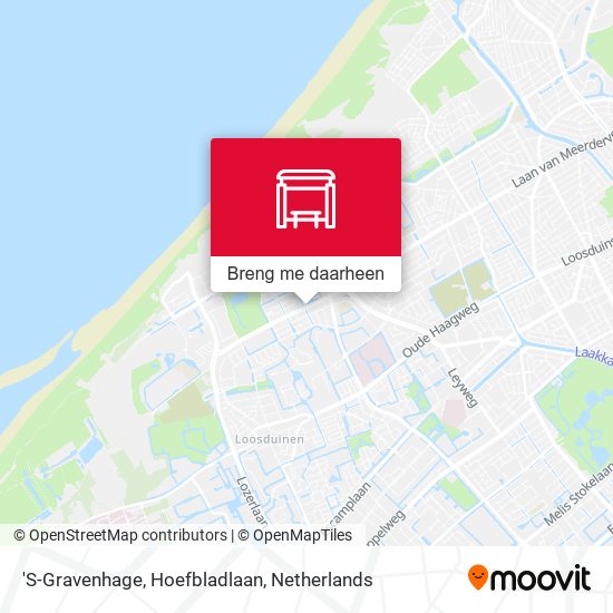 'S-Gravenhage, Hoefbladlaan kaart
