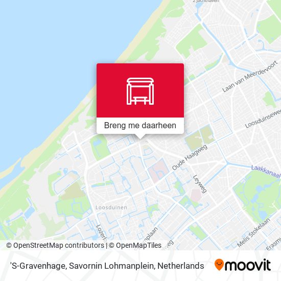 'S-Gravenhage, Savornin Lohmanplein kaart