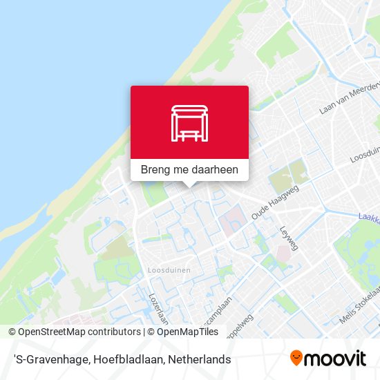 'S-Gravenhage, Hoefbladlaan kaart