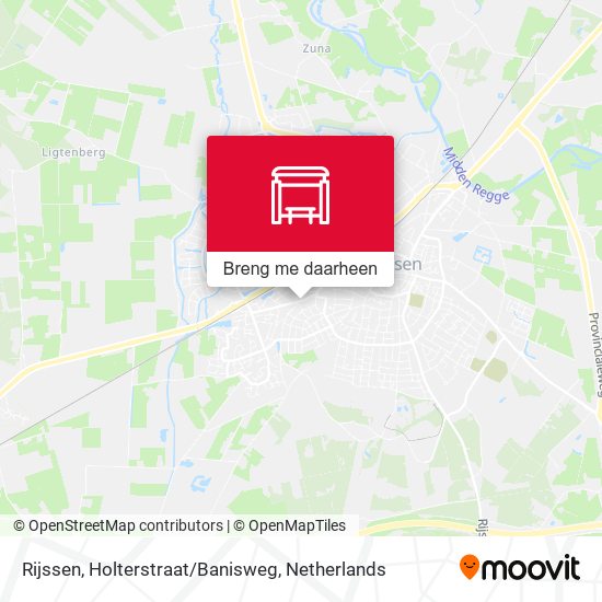 Rijssen, Holterstraat/Banisweg kaart