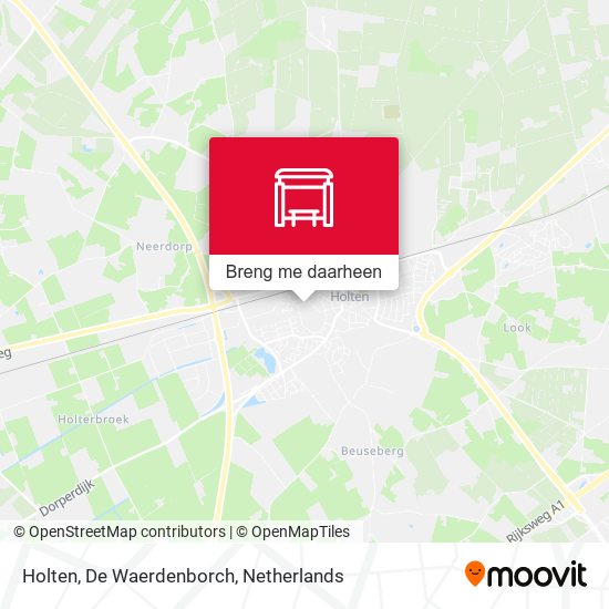 Holten, De Waerdenborch kaart