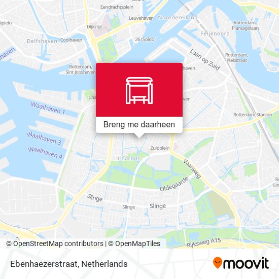 Ebenhaezerstraat kaart