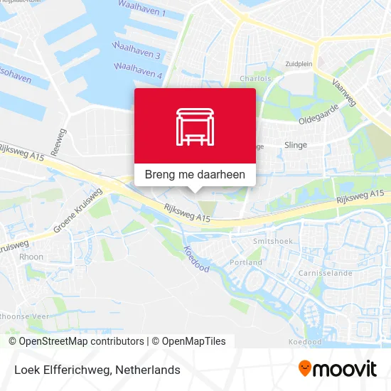 Loek Elfferichweg kaart