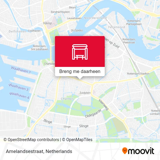 Amelandsestraat kaart