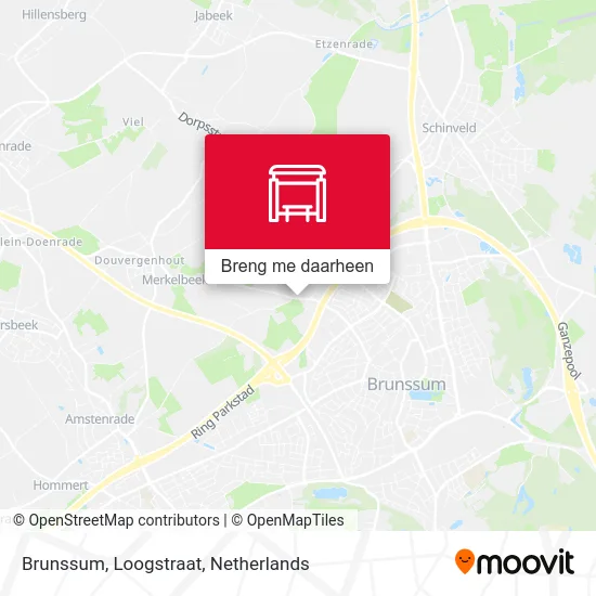 Brunssum, Loogstraat kaart