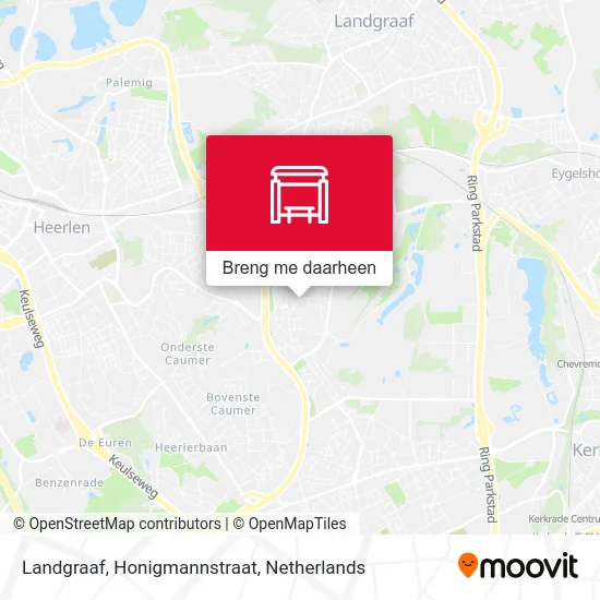 Landgraaf, Honigmannstraat kaart