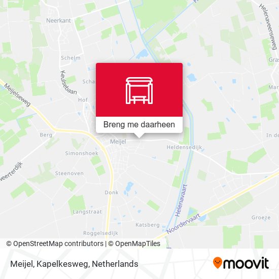 Meijel, Kapelkesweg kaart