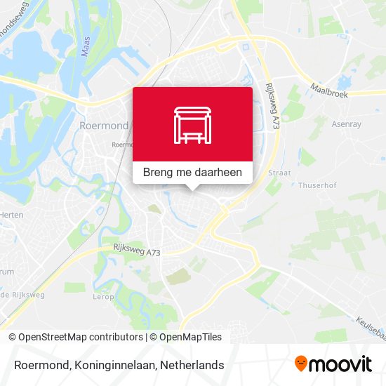 Roermond, Koninginnelaan kaart